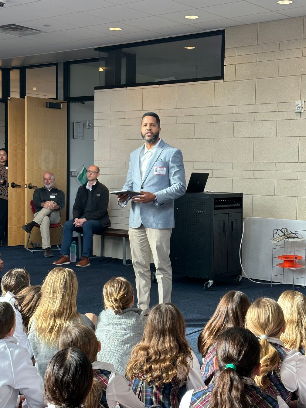 Falcon Alum Inspires Students with a Message of Service