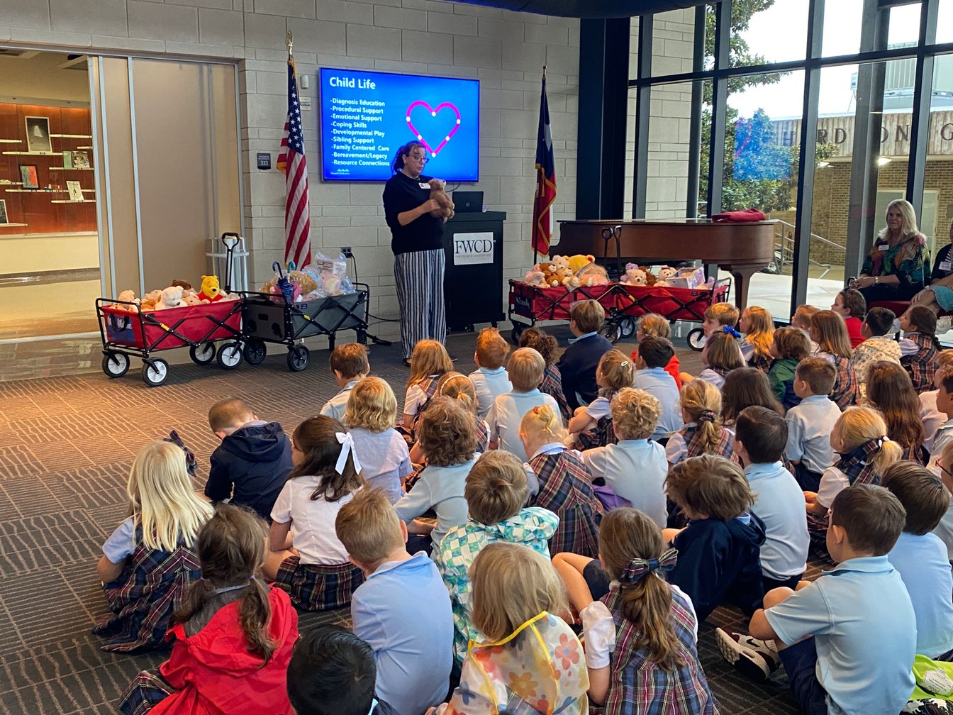 Kindergarteners Spread Joy with Teddy Bears